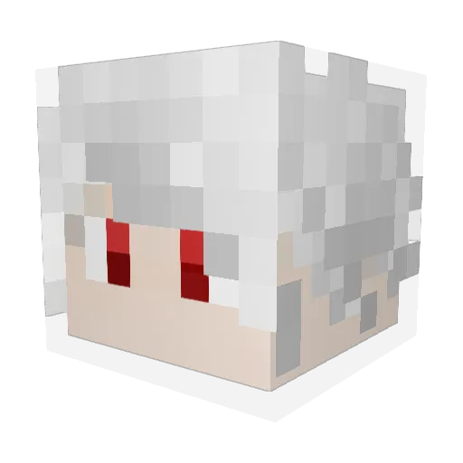 rockeymon100 Minecraft avatar head, 3D render