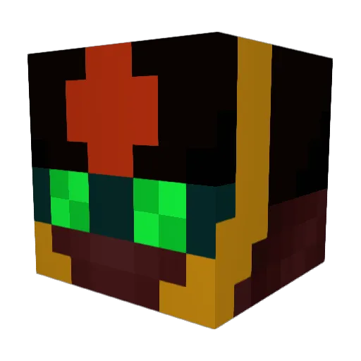 rockhardent Minecraft avatar head, 3D render