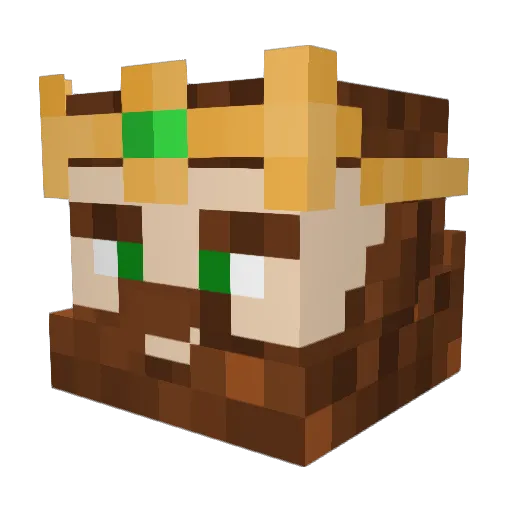rockjock8787 Minecraft avatar head, 3D render