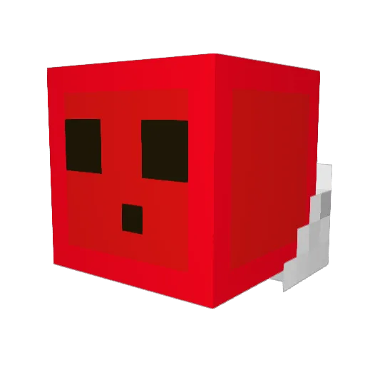 rocklarian Minecraft avatar head, 3D render