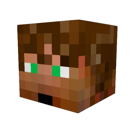 rockminer320 Minecraft avatar head, 3D render
