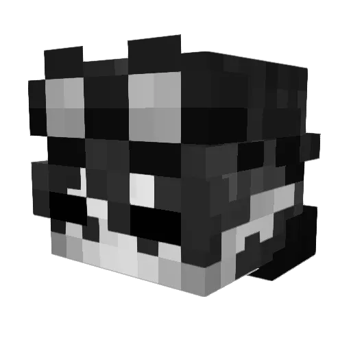 rockstar1__ Minecraft avatar head, 3D render