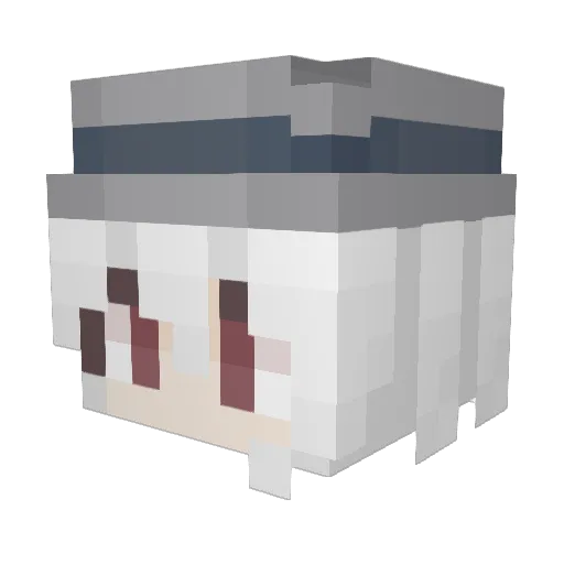 rockstarwayne Minecraft avatar head, 3D render