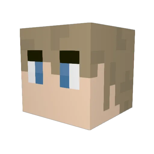 rockstarx20 Minecraft avatar head, 3D render