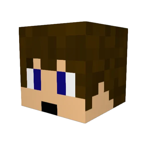 rockster9 Minecraft avatar head, 3D render
