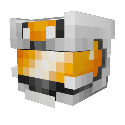 rocktron20 Minecraft avatar head, 3D render