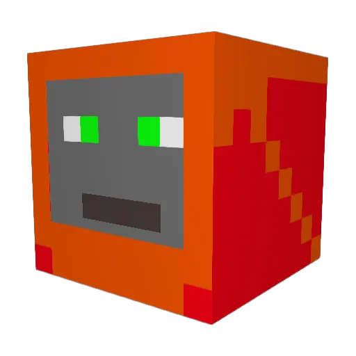 rockwellds Minecraft avatar head, 3D render