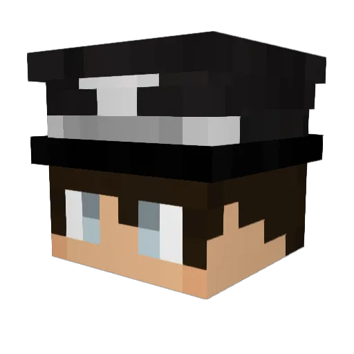 rocky817 Minecraft avatar head, 3D render
