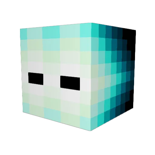 rockyringo Minecraft avatar head, 3D render