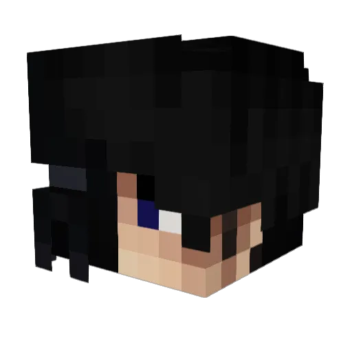 rodabout Minecraft avatar head, 3D render