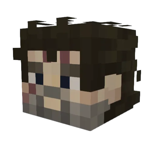 rodkar00 Minecraft avatar head, 3D render