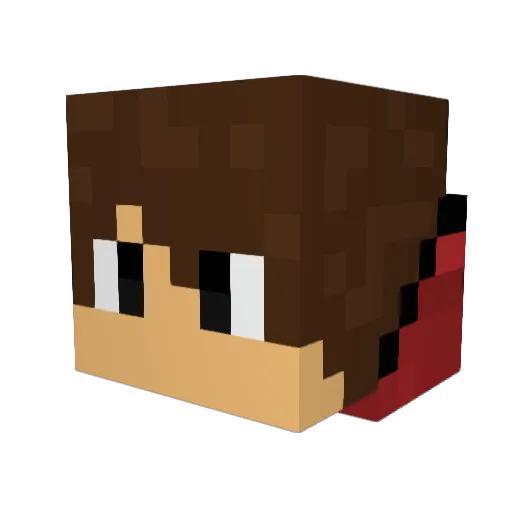 rodledezmav Minecraft avatar head, 3D render