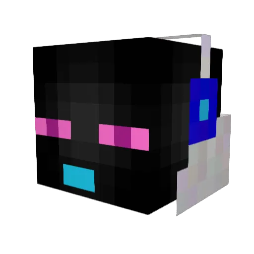 rodman666 Minecraft avatar head, 3D render