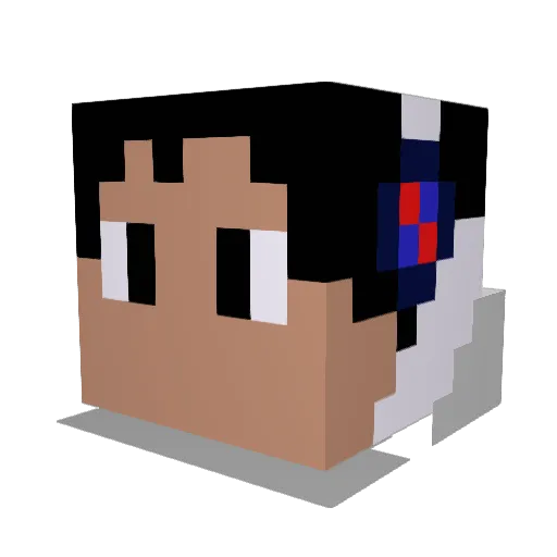 rodri_rine Minecraft avatar head, 3D render