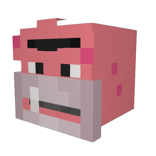 rodriguu Minecraft avatar head, 3D render