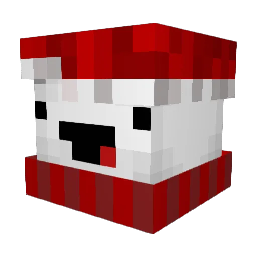 rodtucker Minecraft avatar head, 3D render