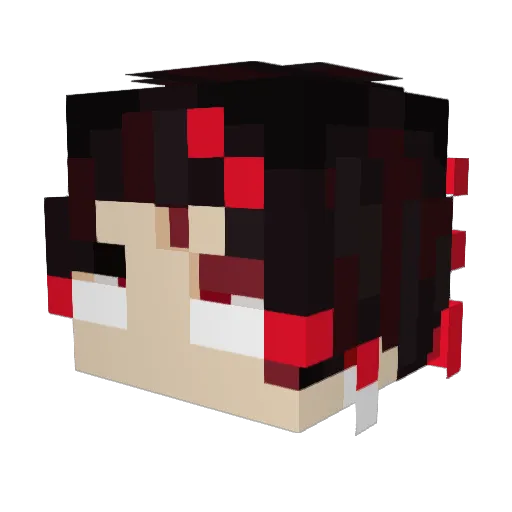 rodu Minecraft avatar head, 3D render