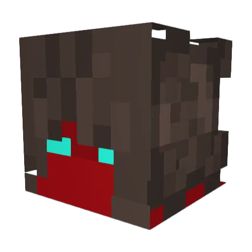 rofasaur Minecraft avatar head, 3D render