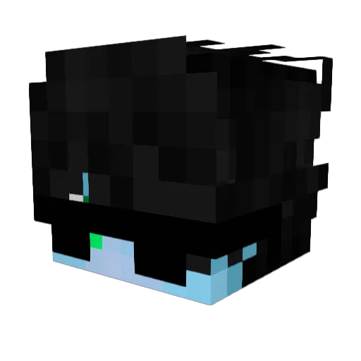 rogSc Minecraft avatar head, 3D render
