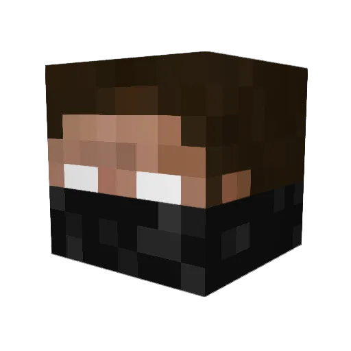 rogeshh Minecraft avatar head, 3D render