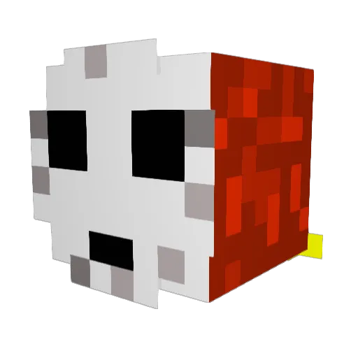 rogiertierelier Minecraft avatar head, 3D render