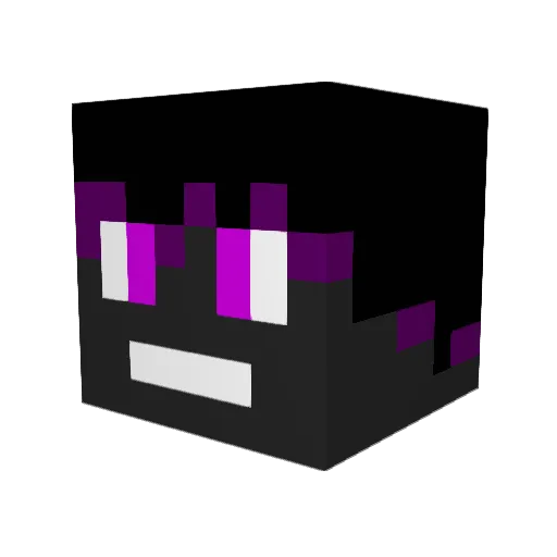 roguediamondYT Minecraft avatar head, 3D render