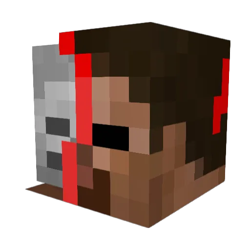 rogueosb Minecraft avatar head, 3D render