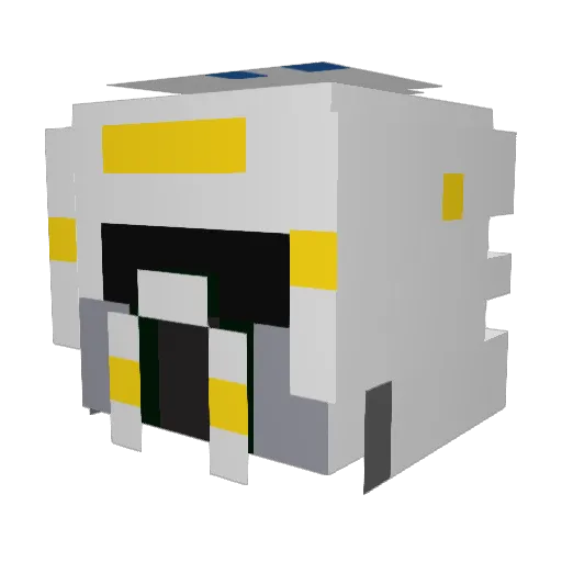 roguepuppy Minecraft avatar head, 3D render