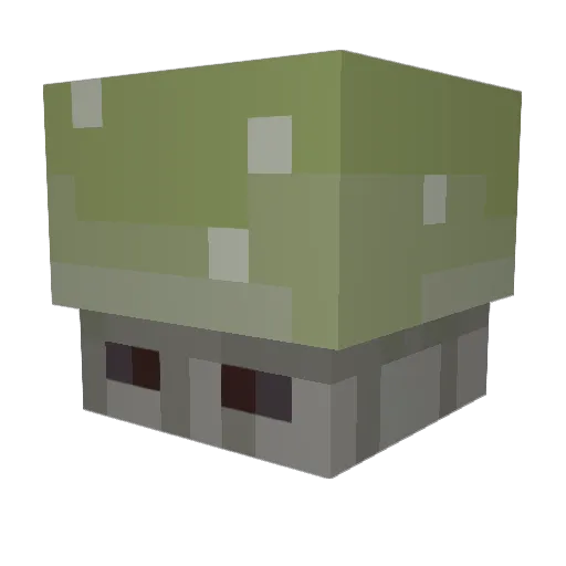 roguerat Minecraft avatar head, 3D render