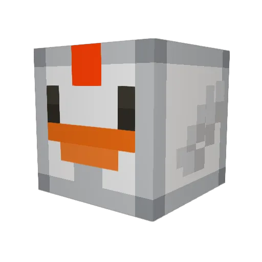 rohaldbeast Minecraft avatar head, 3D render