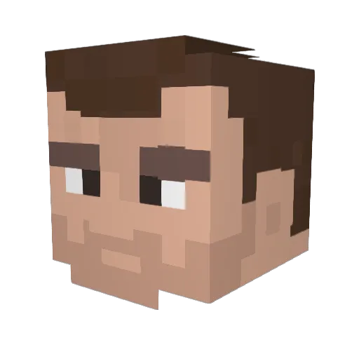 rohan1203 Minecraft avatar head, 3D render