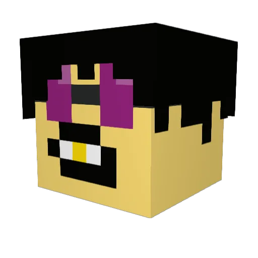 rohan98 Minecraft avatar head, 3D render