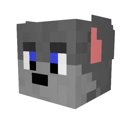 rohanzap Minecraft avatar head, 3D render