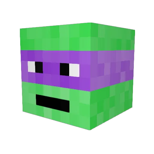 rohvat Minecraft avatar head, 3D render