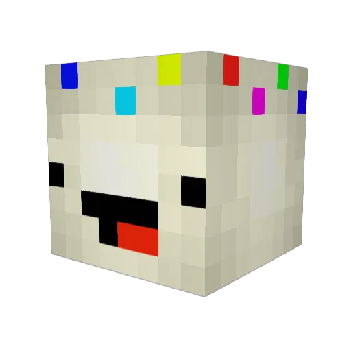 roiavo123 Minecraft avatar head, 3D render
