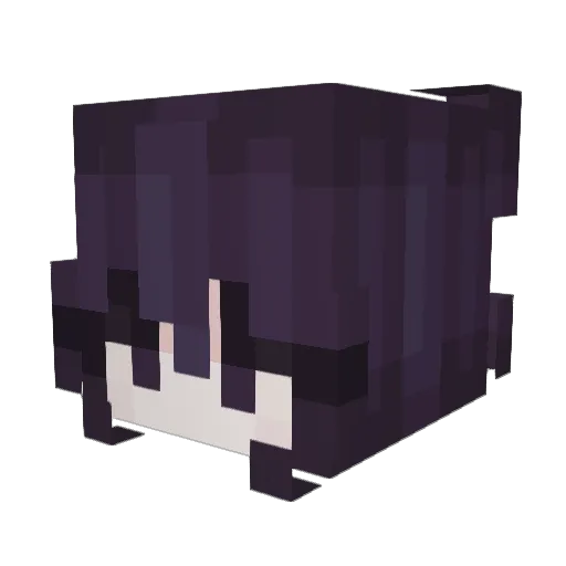 roidesgourmet Minecraft avatar head, 3D render