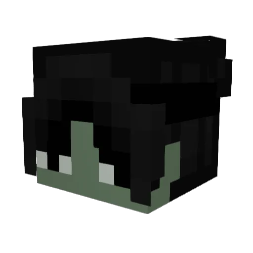roji_111 Minecraft avatar head, 3D render