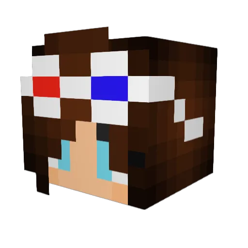 rok2001 Minecraft avatar head, 3D render