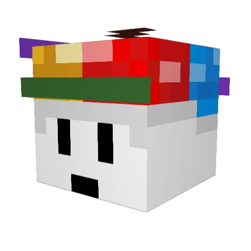 rokisan Minecraft avatar head, 3D render