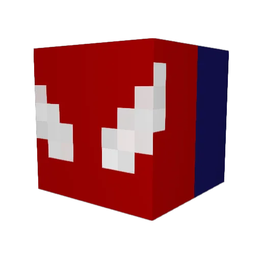 rokkuman2 Minecraft avatar head, 3D render