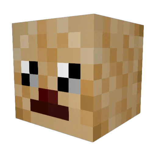 rokoslas Minecraft avatar head, 3D render