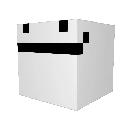 rolby5 Minecraft avatar head, 3D render