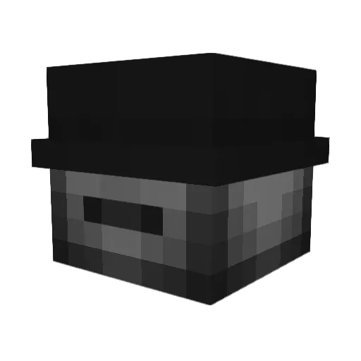rolexstore Minecraft avatar head, 3D render