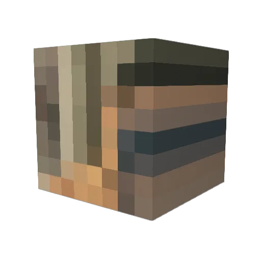 rolf172 Minecraft avatar head, 3D render