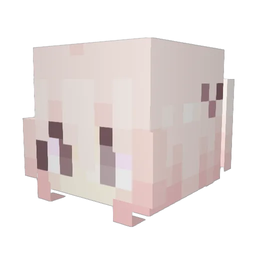 rolics Minecraft avatar head, 3D render