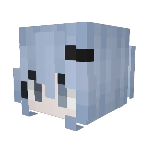 rollabluntforme Minecraft avatar head, 3D render