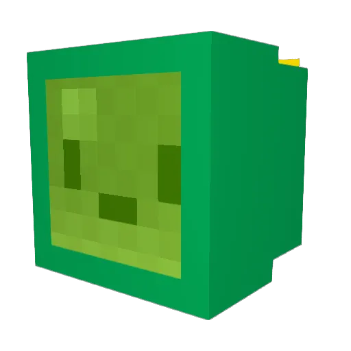rollingdisco Minecraft avatar head, 3D render