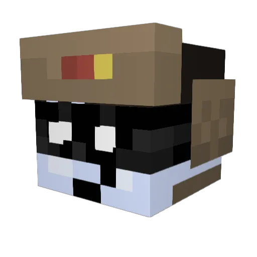 rollis69 Minecraft avatar head, 3D render
