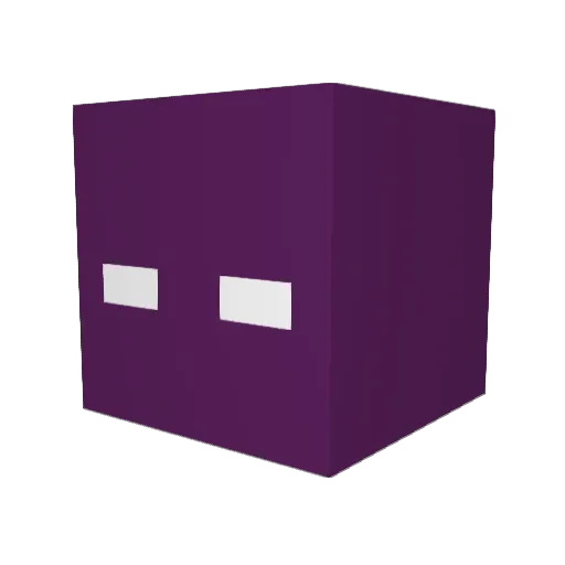 rollmyweed Minecraft avatar head, 3D render