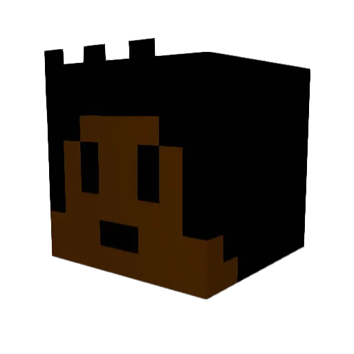 roly847 Minecraft avatar head, 3D render